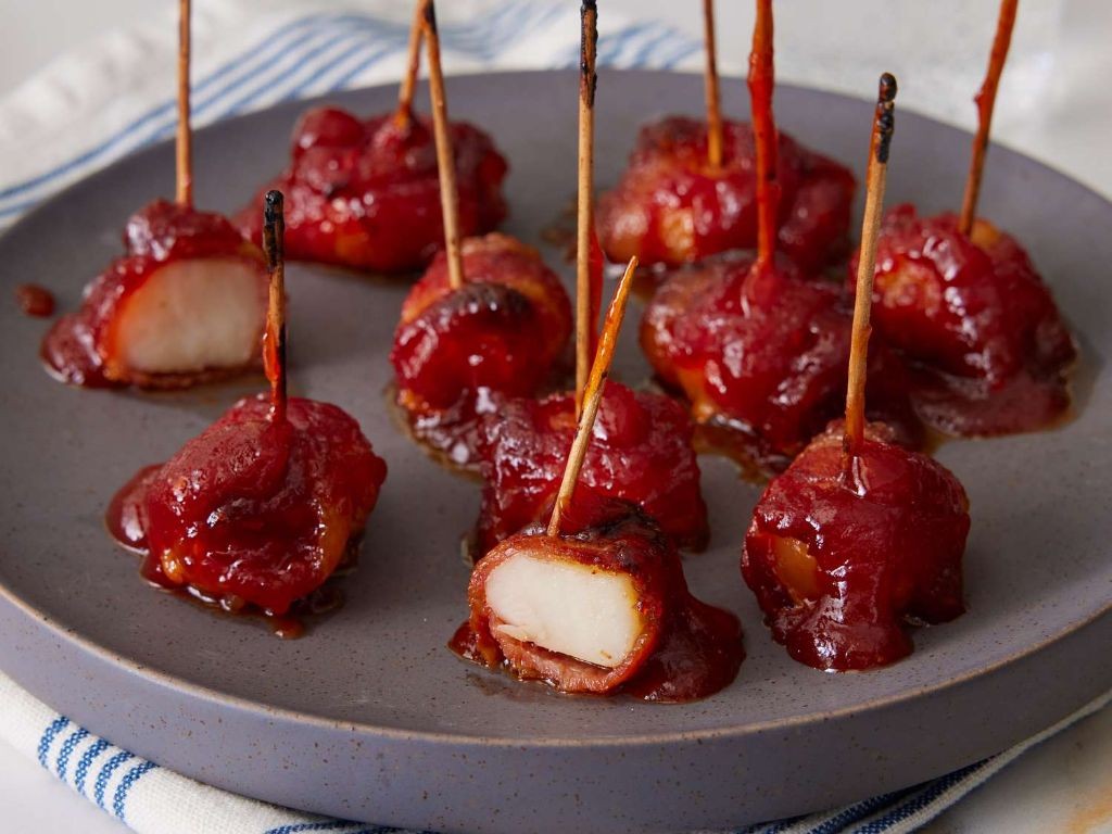 Crispy Water Chestnut and Bacon Appetizers