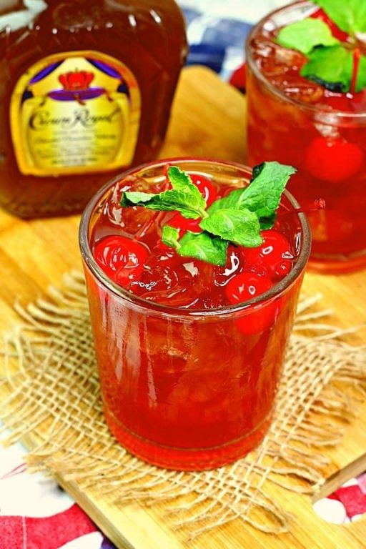 Crown Royal Cherry Cola Float