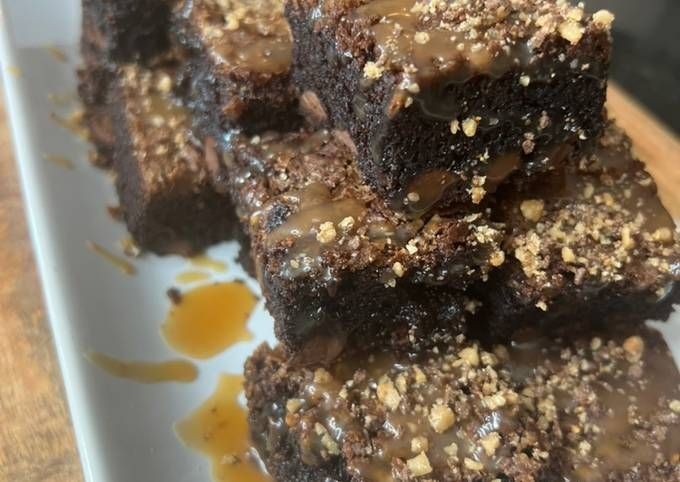 Crown Royal Salted Caramel Brownies