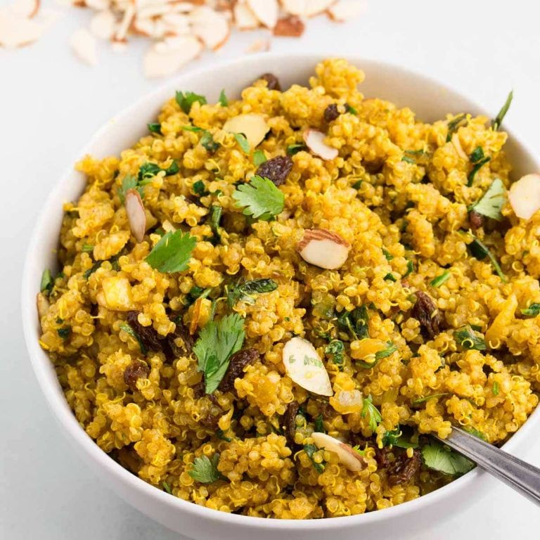 Curried Quinoa Tabouli with Raisins