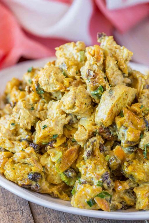 Curry Chicken Salad with Almonds