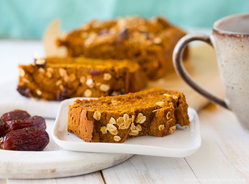 Date-Sweetened Pumpkin Bread
