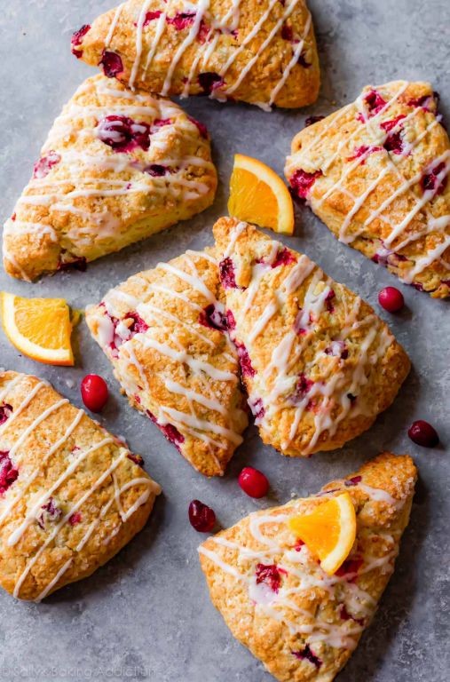 Dried Cranberry and Orange Scones