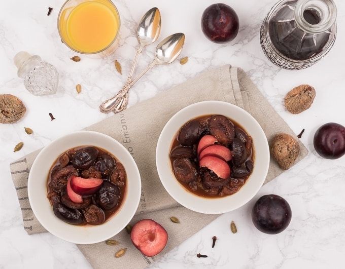 Dried Plum and Cinnamon Compote