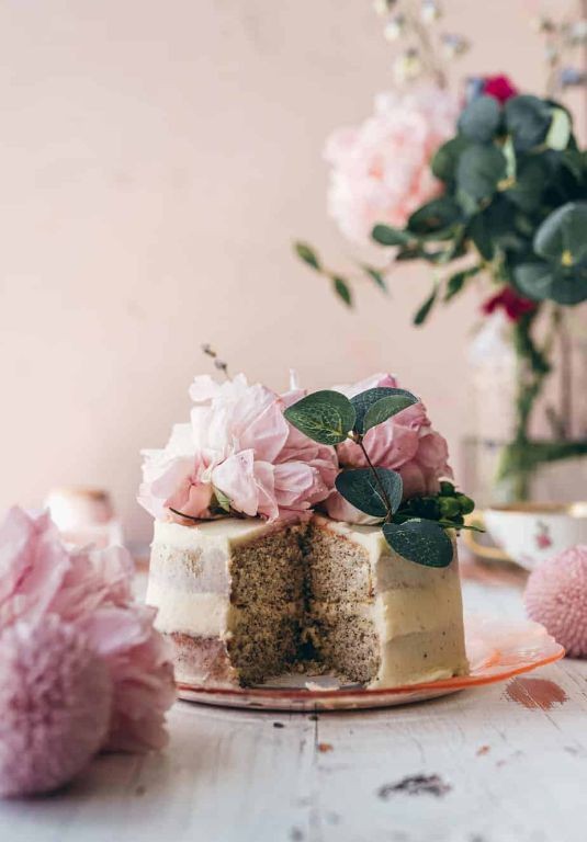 Earl Grey Tea-Infused Pink Frosting