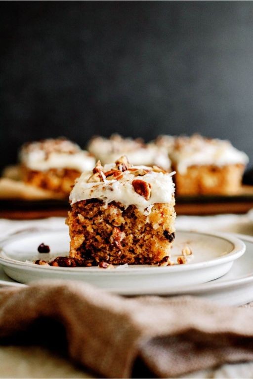 Easy Preacher Cake with Walnuts and Raisins