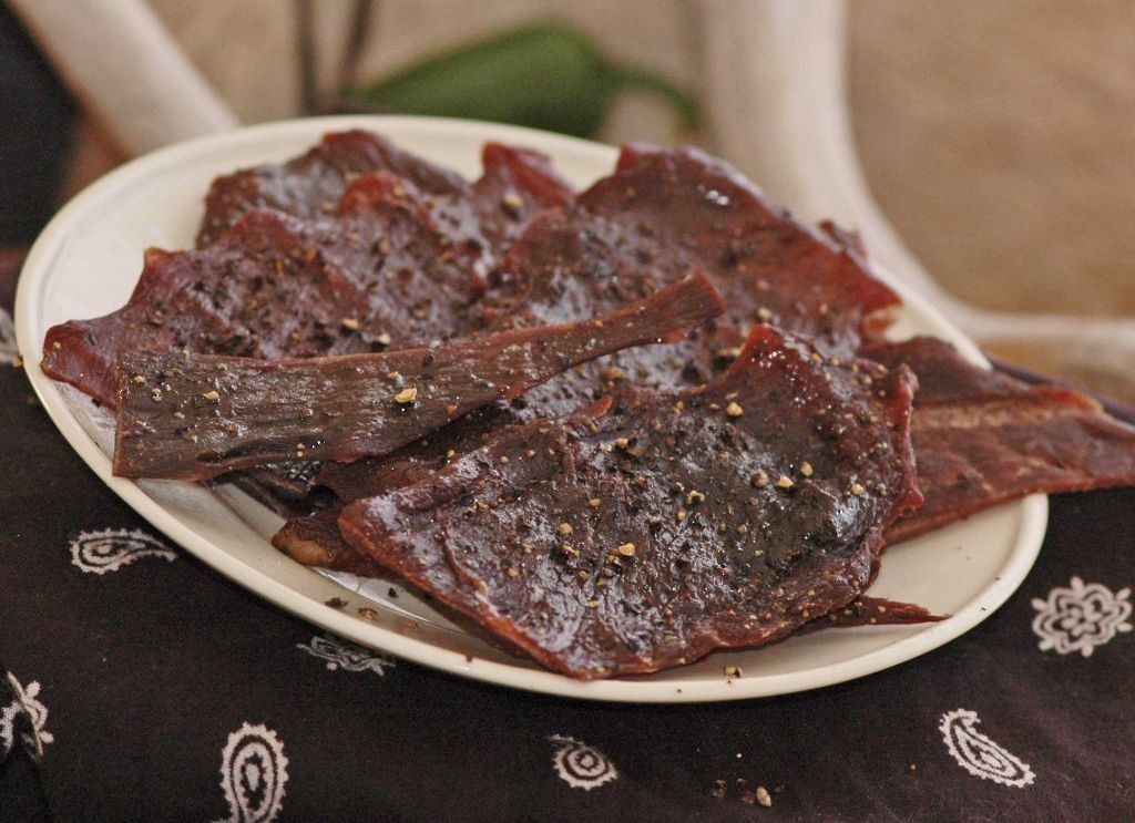 Elk Jerky with Maple and Black Pepper