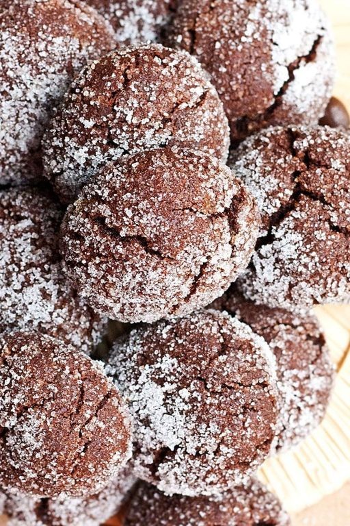 Espresso Anginetti Cookies with Mocha Glaze