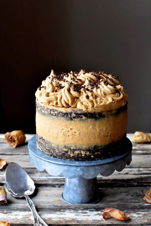 Espresso Sponge Cake with Mocha Glaze