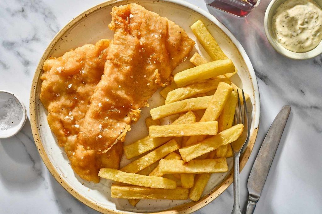 Fish and Chips-Style Fried Cod