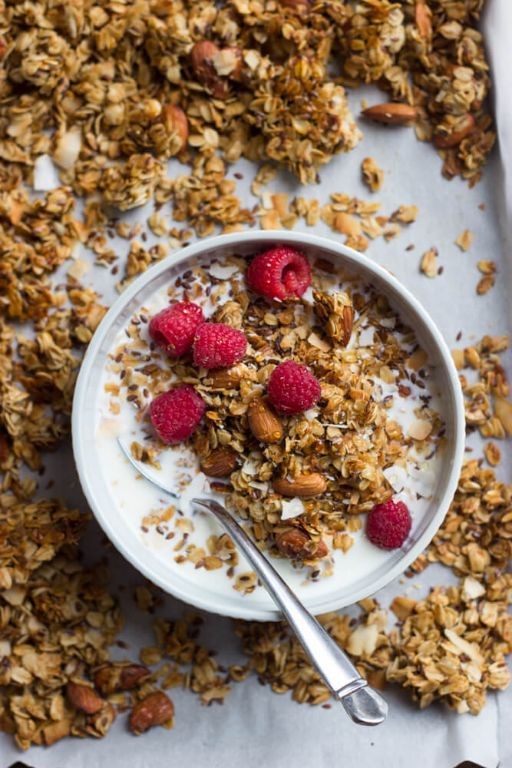 Flaxseed and Coconut Granola