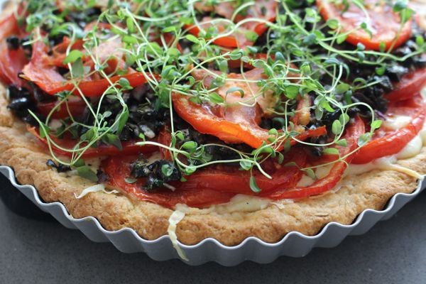 Fontina Cheese and Tomato Tart