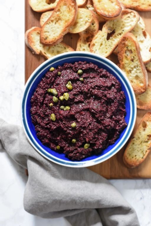 French Bread with Black Olive Tapenade