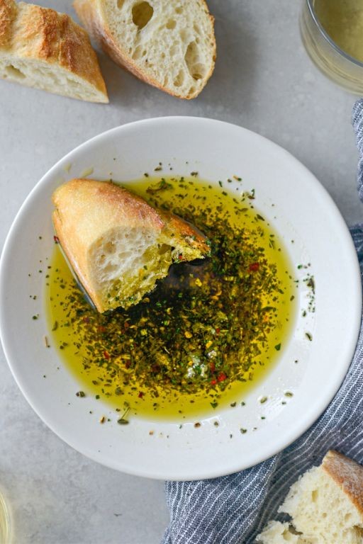 French Bread with Olive Oil and Herbs