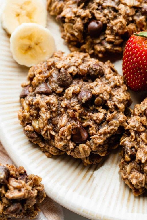 Frozen Banana Chocolate Chip Cookies