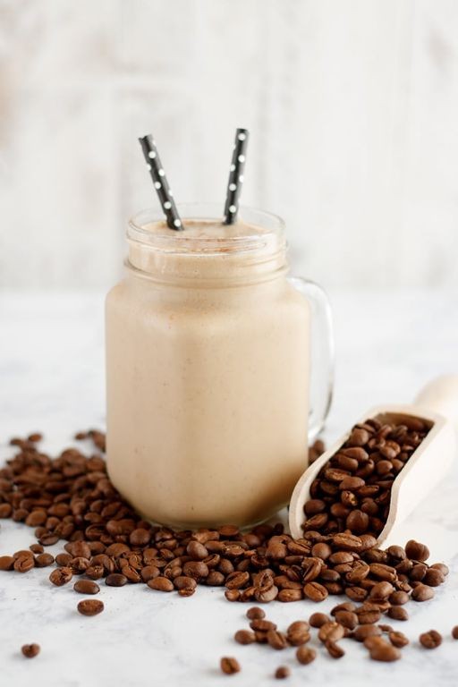 Frozen Banana Espresso Milkshake