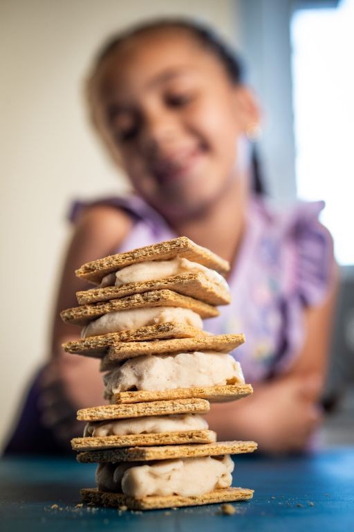 Frozen Banana Ice Cream Sandwiches