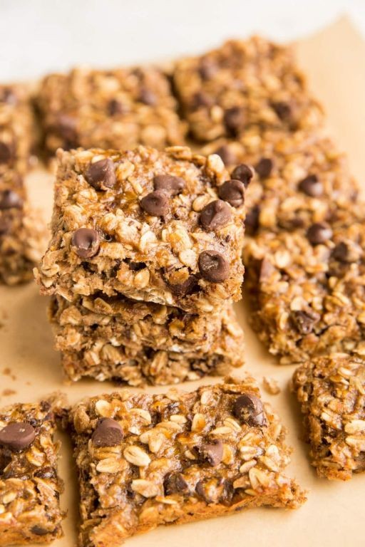 Frozen Banana and Oatmeal Breakfast Bars