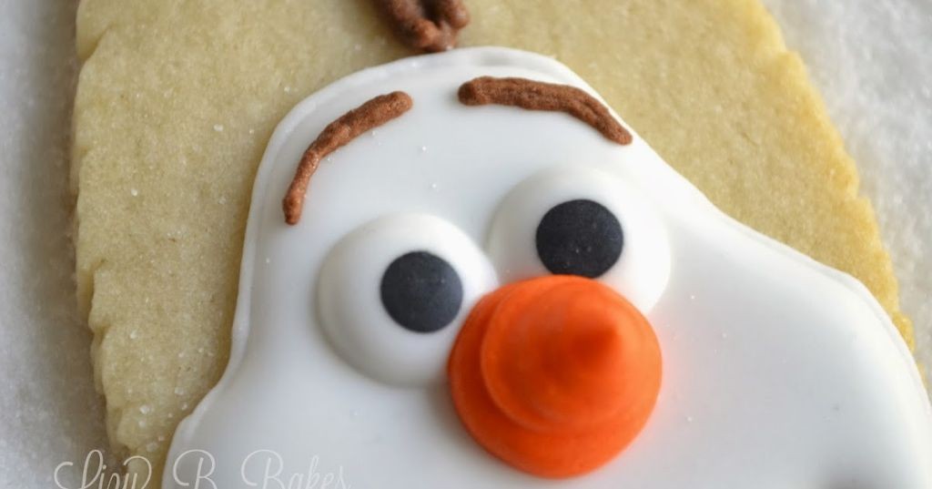 Frozen Olaf Snowman Cookies
