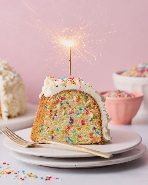 Funfetti Bundt Cake with Cake Mix