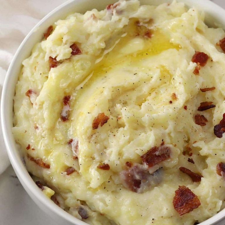 Garlic Bacon Mashed Potatoes