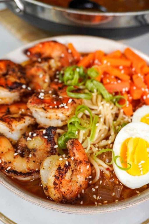 Garlic Butter Shrimp Ramen