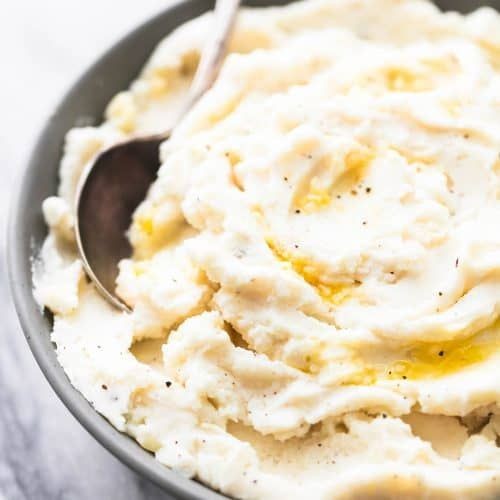Garlic Sour Cream Mashed Potatoes
