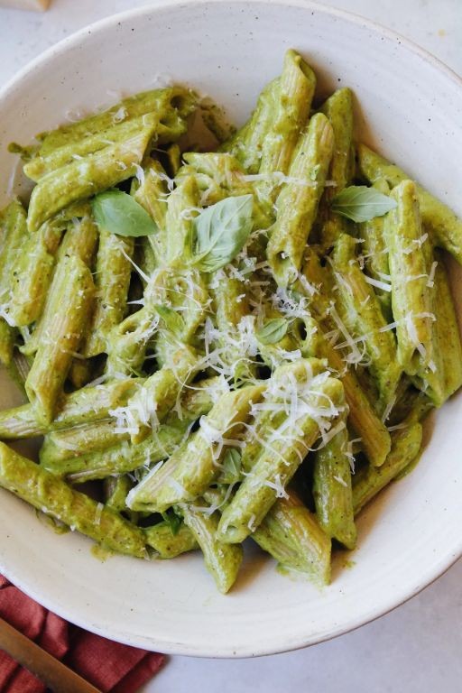 Garlic-Free Pesto Pasta