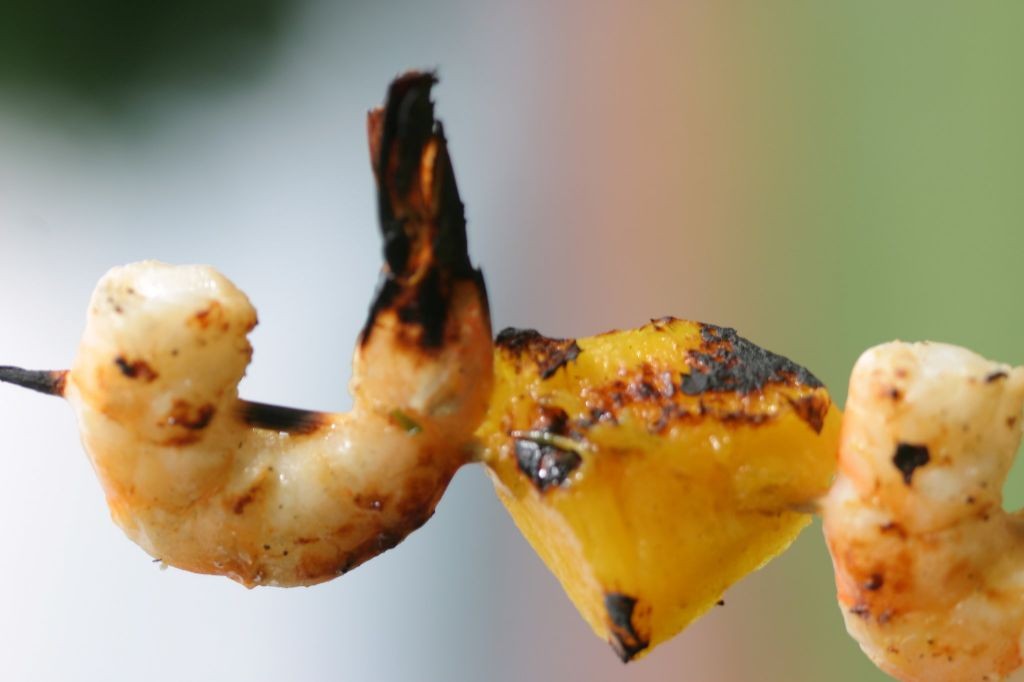Ginger Chili Shrimp Skewers