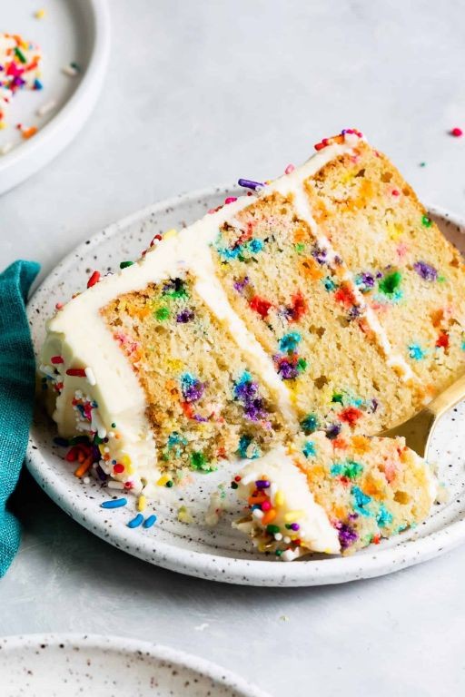 Gluten Free Funfetti Cake with Rainbow Sprinkles