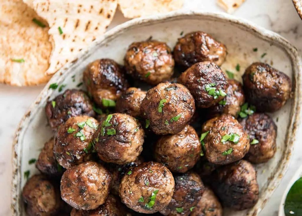 Greek Beef Keftedes (Meatballs)
