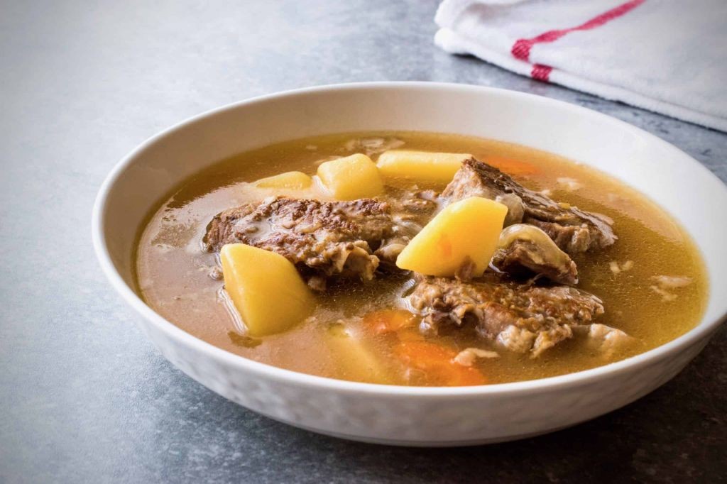 Greek Beef and Lemon Soup