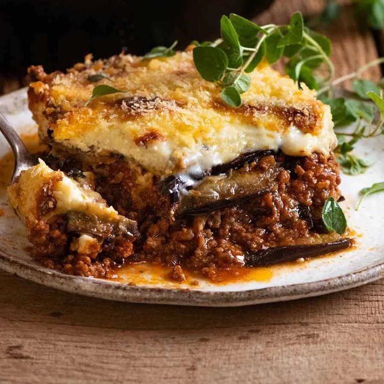 Greek Moussaka with Ground Beef