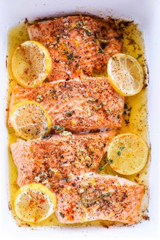 Grilled Lemon Thyme Salmon