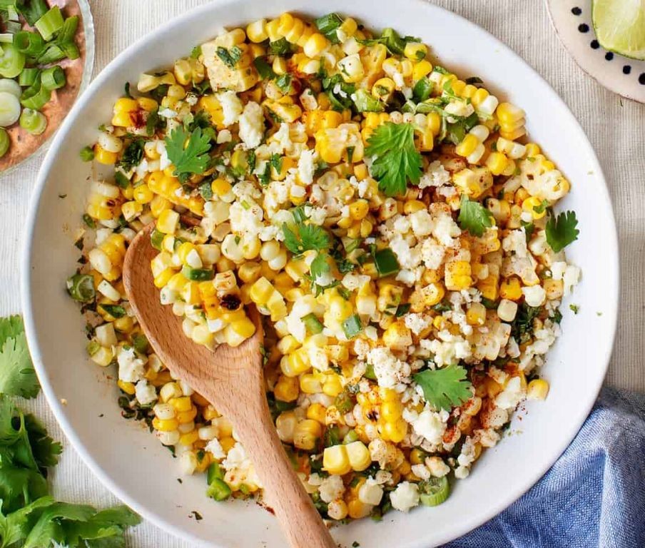 Grilled Mexican Street Corn Salad