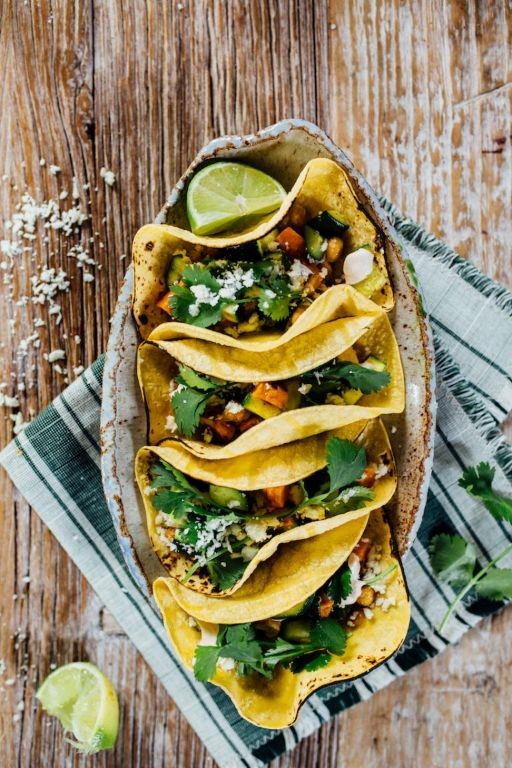 Grilled Veggie Gorditas with Chipotle Mayo