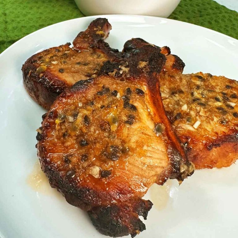 Guinness Glazed Pork Chops