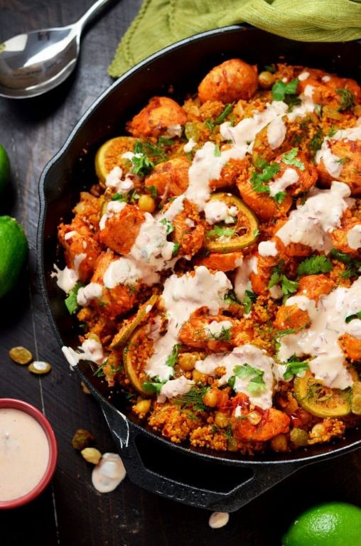 Harissa Chicken and Couscous Skillet