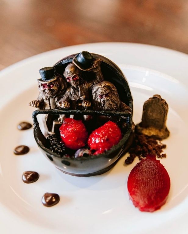 Haunted Mansion Chocolate Mousse