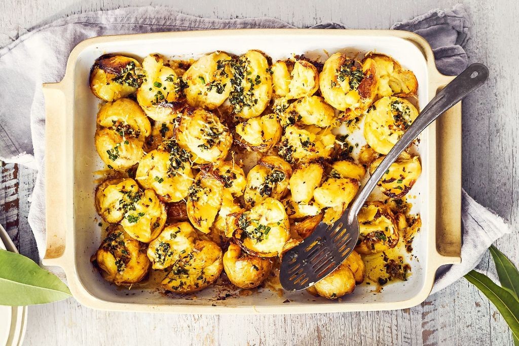 Herbed Butter Roasted Potatoes