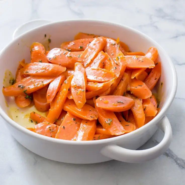 Honey Lemon Thyme Glazed Carrots