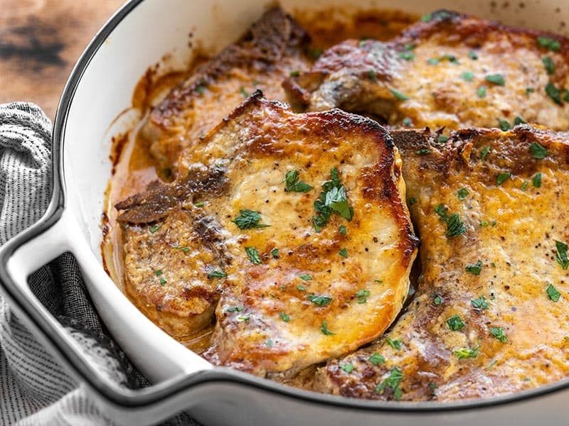 Honey Mustard Glazed Pork Chops