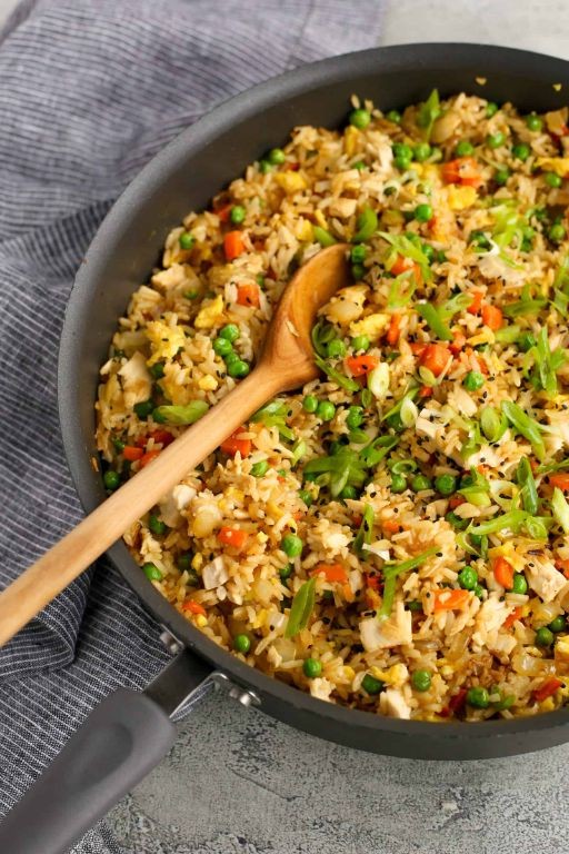 Instant Pot Rotisserie Chicken Fried Rice