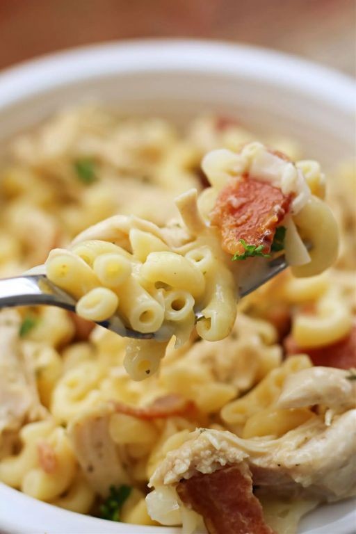 Instant Pot Rotisserie Chicken Mac and Cheese