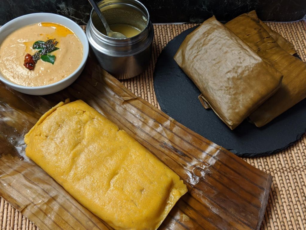Jackfruit Kadubu with Palm Sugar
