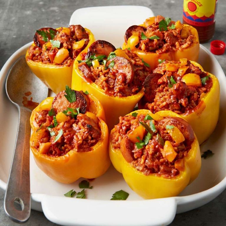 Jambalaya Stuffed Peppers