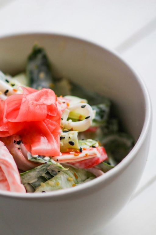 Kani Salad with Pickled Ginger
