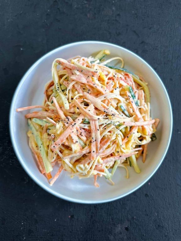 Kani and Shrimp Salad with Lemon Aioli