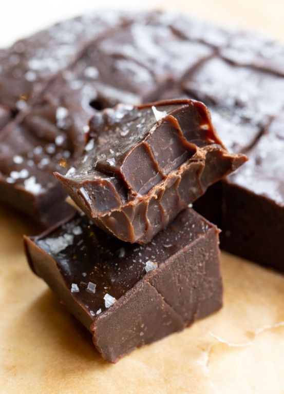 Keto Sugar Free Fudge Squares