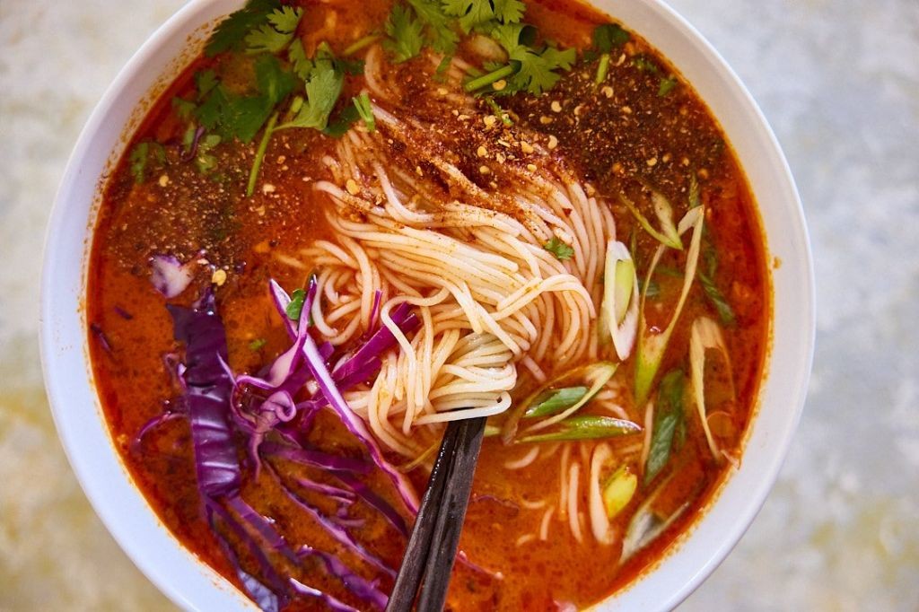 Khao Poon (Lao Spicy Noodle Soup)